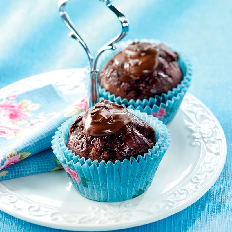 Foto van Choco deluxe-muffins door WW