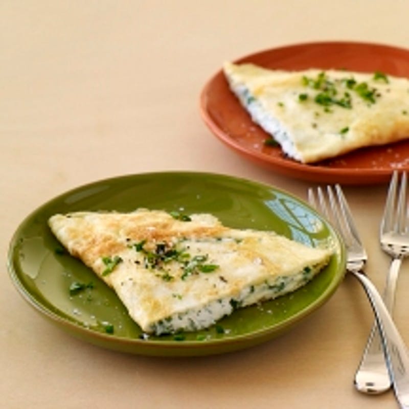 Photo de Omelette aux poires et fromage de chèvre prise par WW