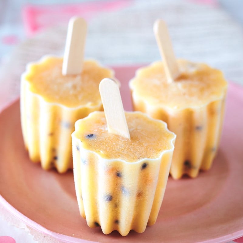 Foto van Passievruchtijslolly's door WW