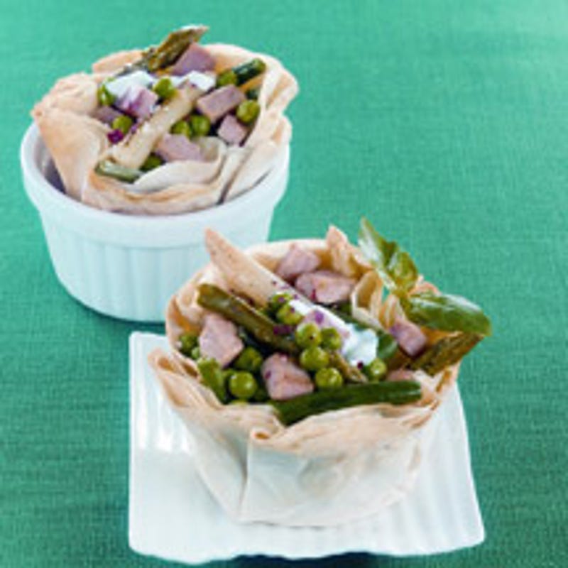 Photo de Nids de légumes printaniers prise par WW