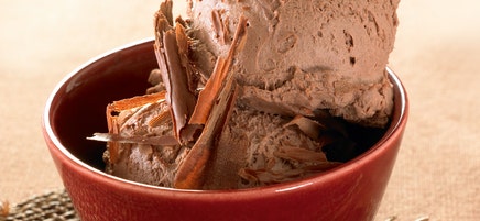 Glace au chocolat