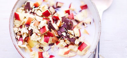 Muesli au chocolat et noisettes