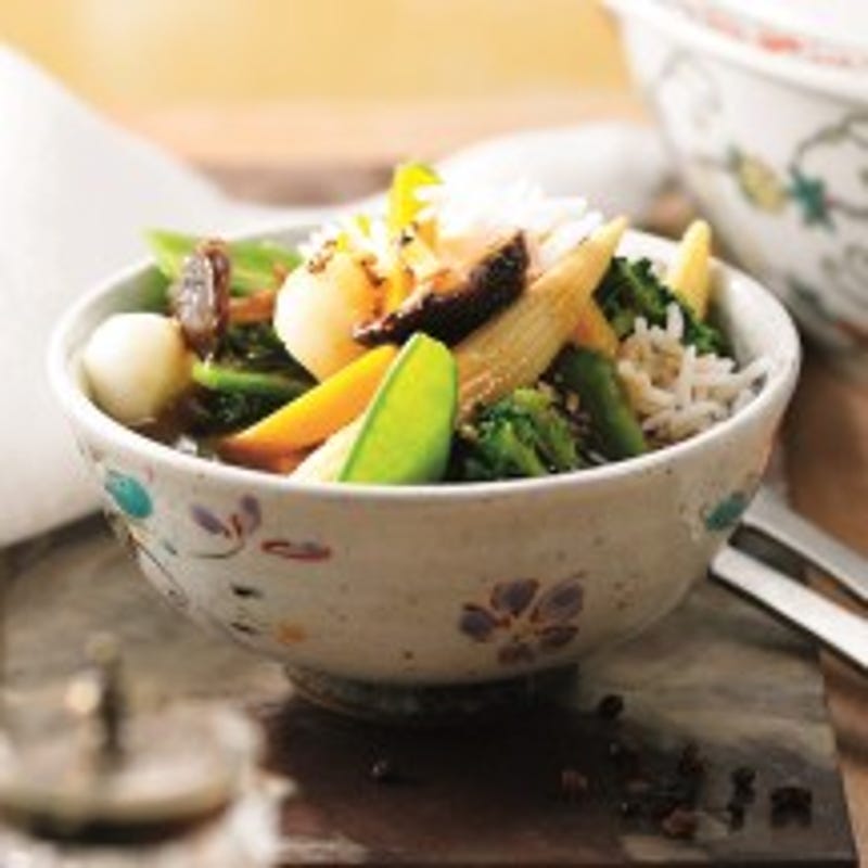 Photo de Wok chinois aux châtaignes d’eau prise par WW