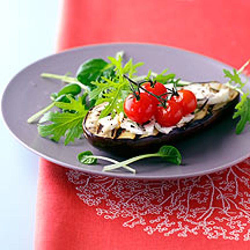 Photo de Aubergine grillée à la feta et aux tomates cerise prise par WW