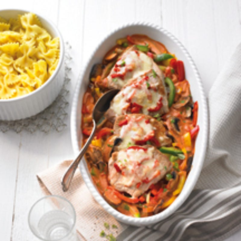 Photo de Escalopes de porc au gratin, faςon gitane prise par WW