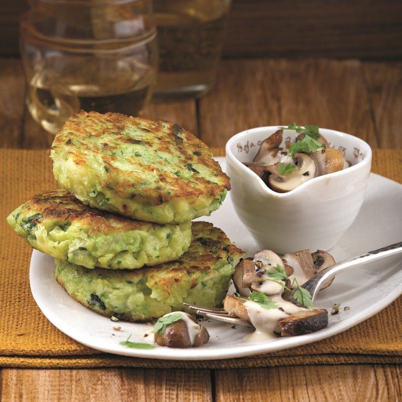 Photo de Burgers de chou vert aux champignons d’automne prise par WW