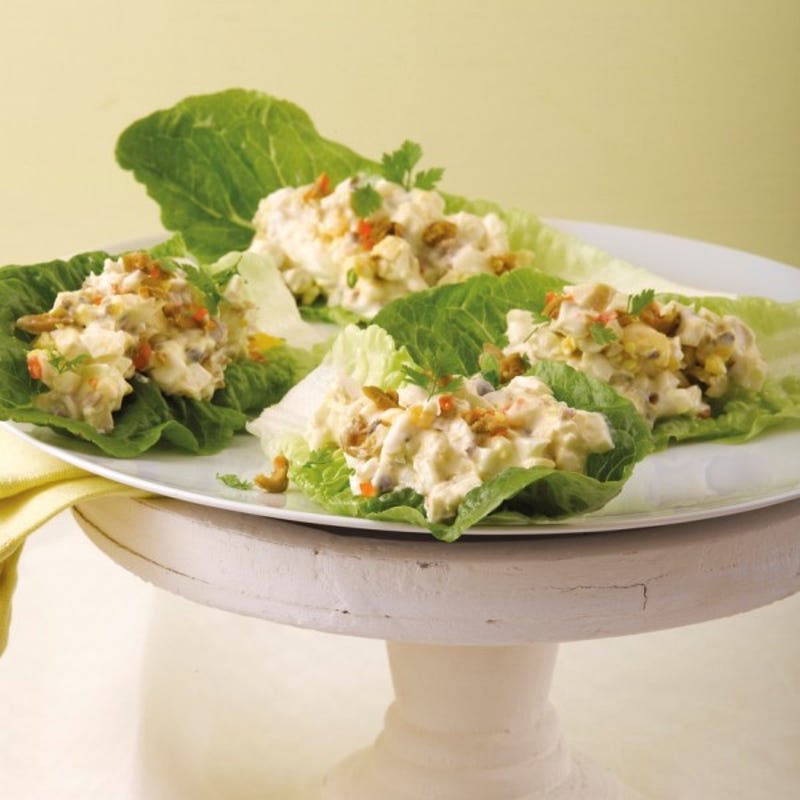 Foto van Salade met ei en artisjok door WW