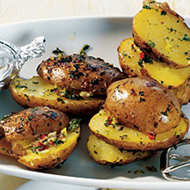 Photo de Pommes de terre en chemise, sauce trempette au yaourt/citron prise par WW