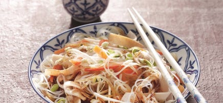 Salade de nouilles asiatique