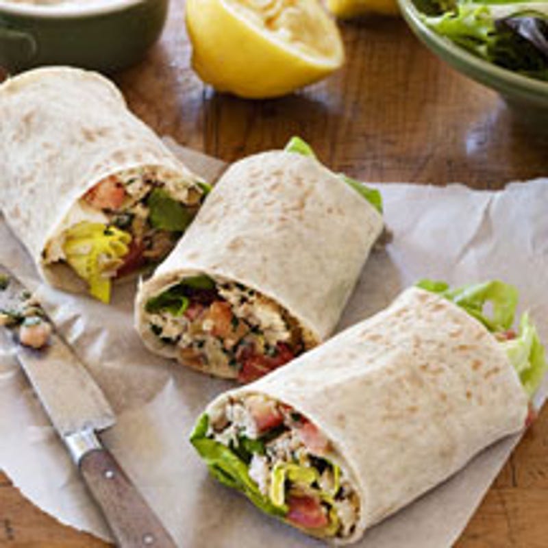 Foto van Wraps met sardines, tomaten en olijven door WW