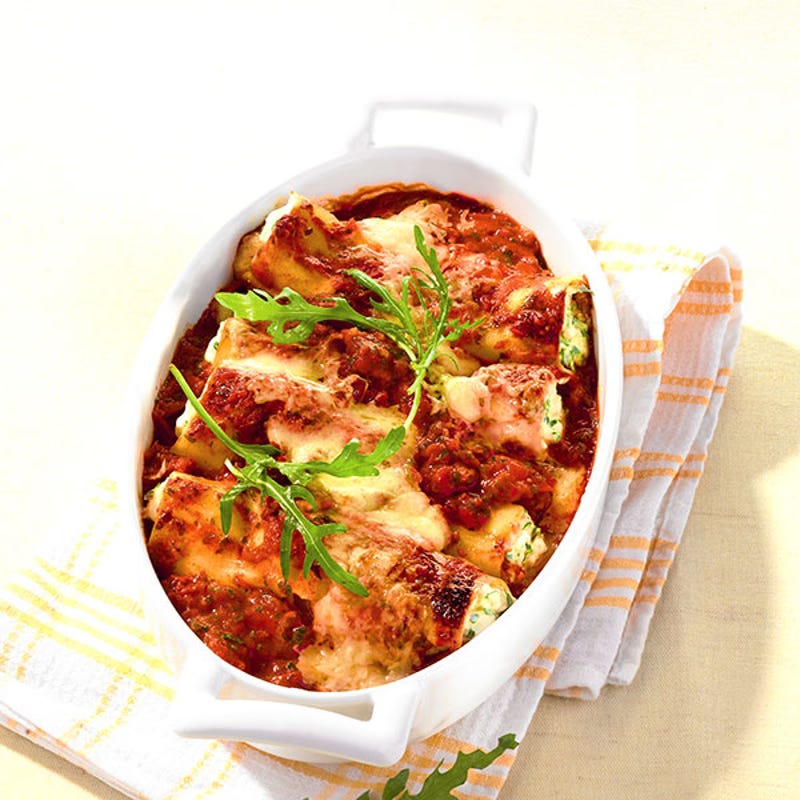Foto van Cannelloni met spinazie-tonijnvulling door WW
