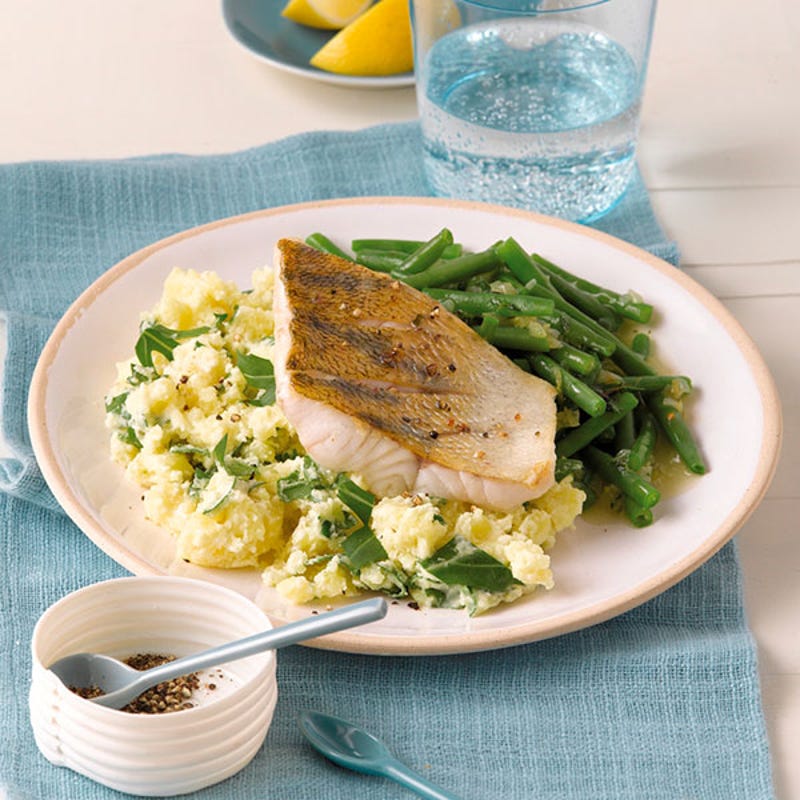 Photo de Filet de sandre écrasé de pommes de terre à la roquette prise par WW
