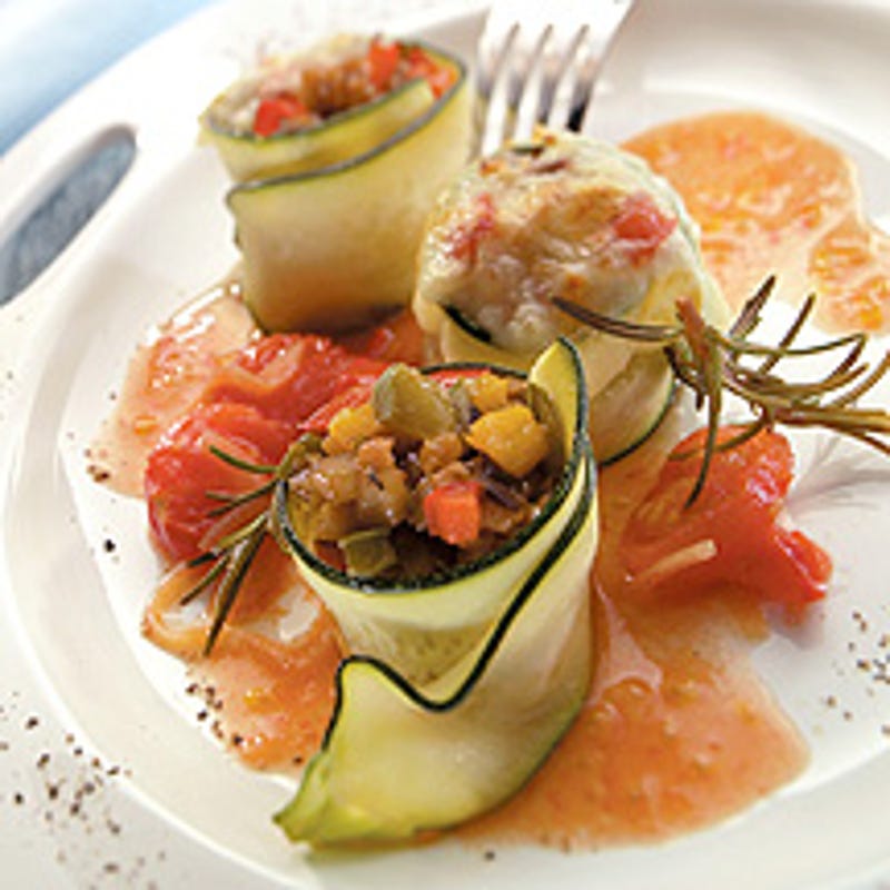 Photo de Roulades de courgettes au fromage jeune prise par WW