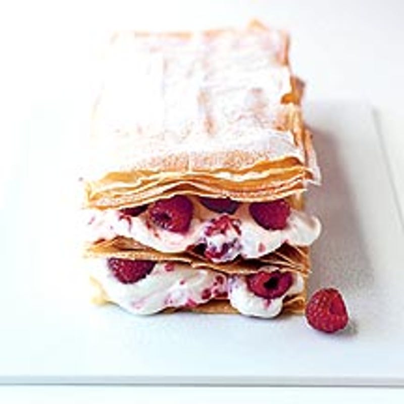 Foto van Millefeuille met frambozencrème door WW