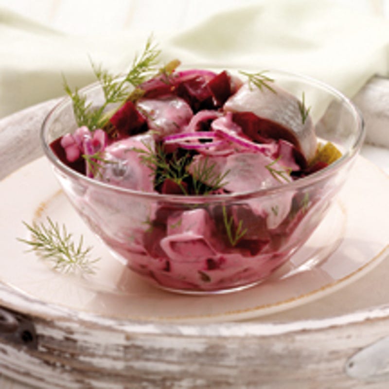 Foto van Haringsalade door WW