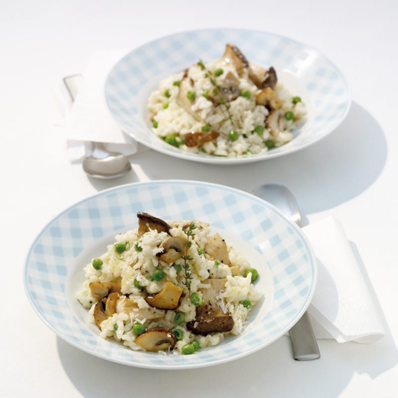 Foto van Risotto met paddenstoelen door WW