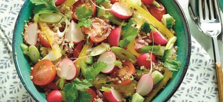 Salade de quinoa aux légumes