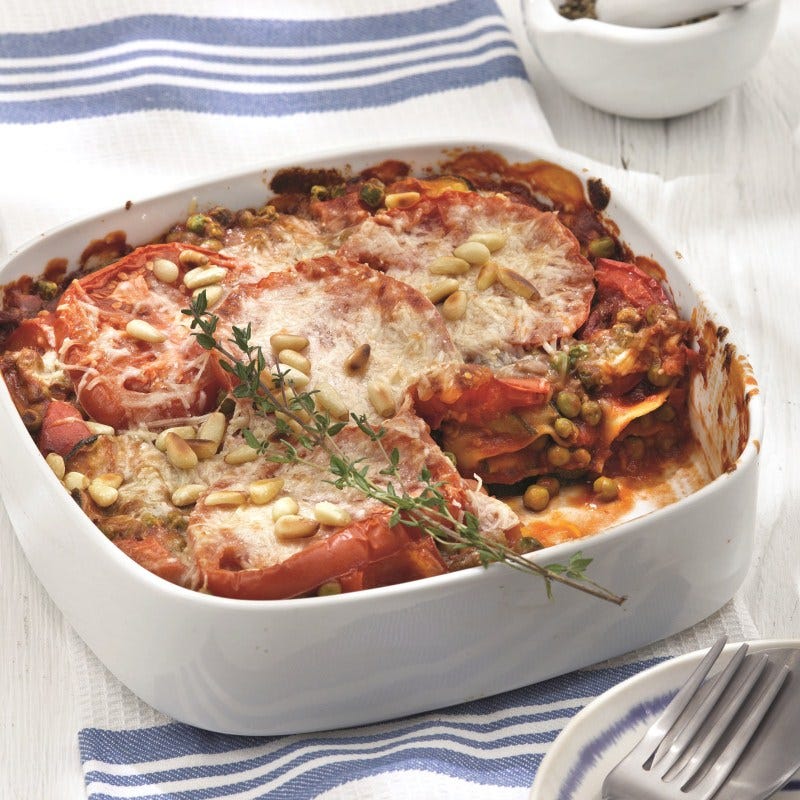 Foto van Groentelasagne met pijnboompitten door WW