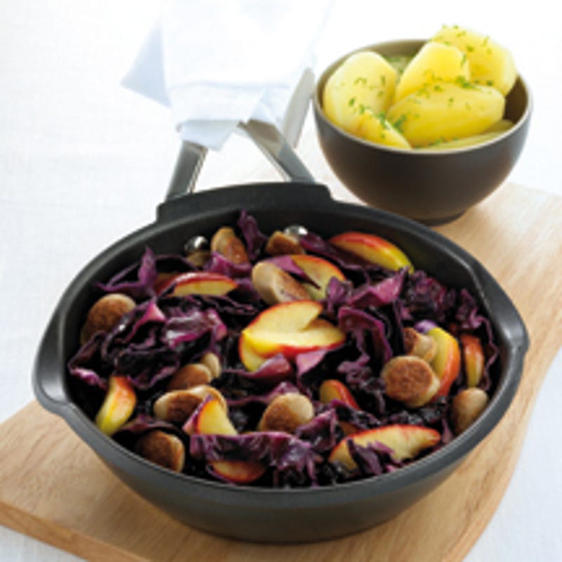 Photo de Chou rouge à la saucisse prise par WW