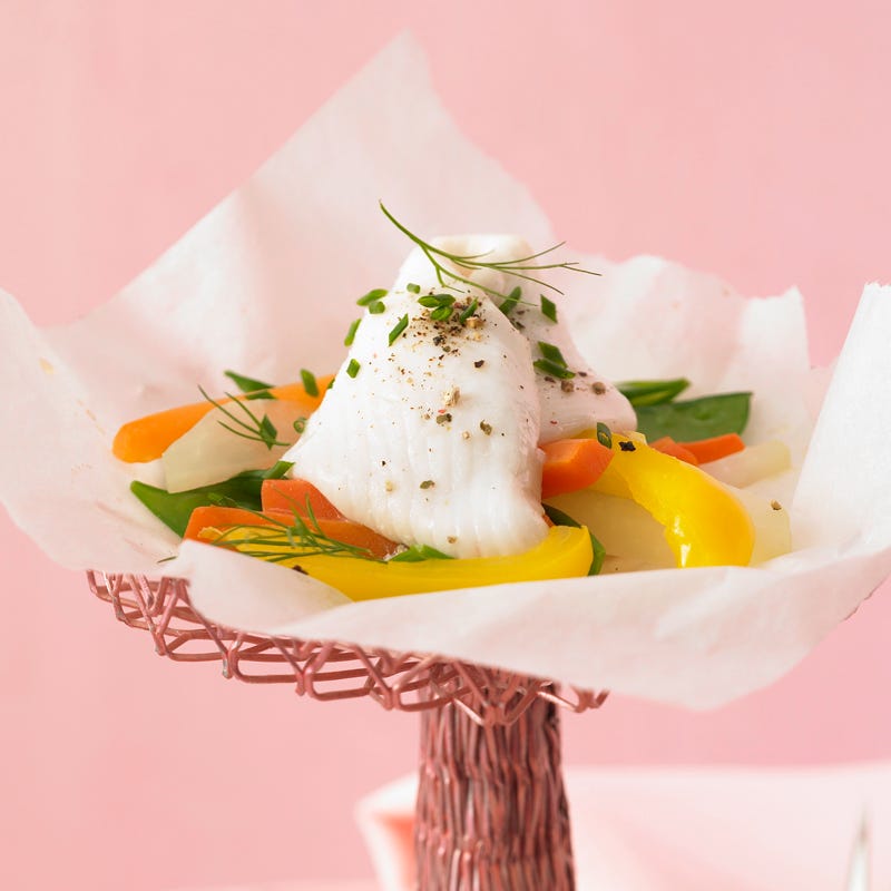 Photo de Papillote de filet de plie aux petits légumes prise par WW