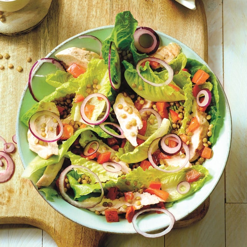 Foto van Salade met gegrilde kip door WW