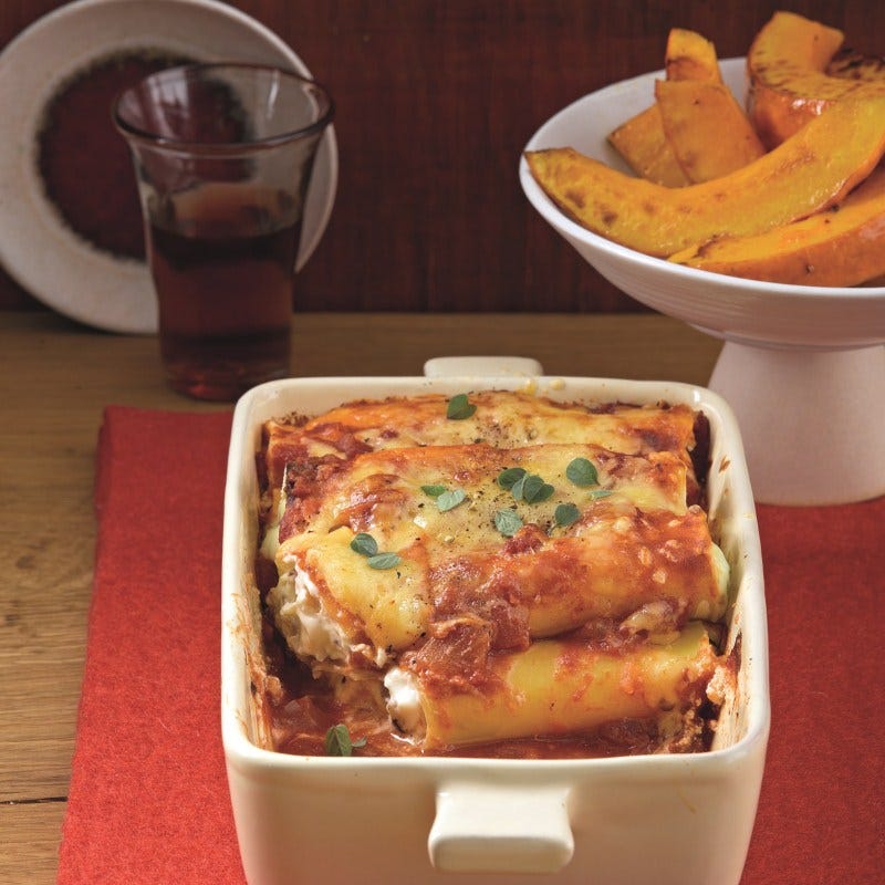 Foto van Pompoen met ricotta-notencannelloni door WW