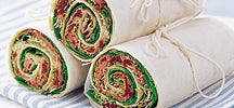 Wraps met rosbief en zongedroogde tomaten