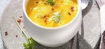Soupe de carottes à l'orange