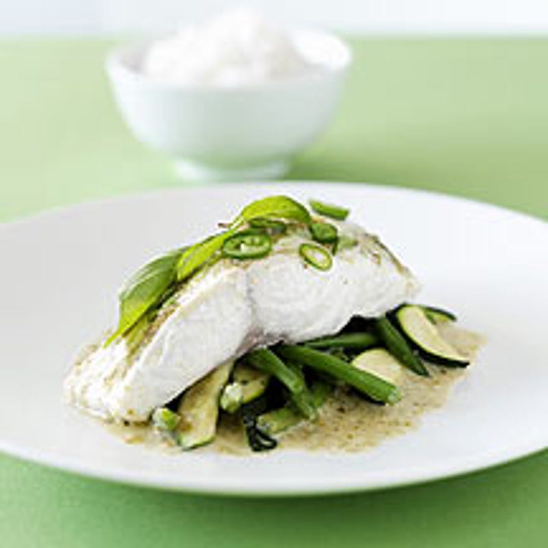 Foto van Red Snapper met Thaise groene curry door WW