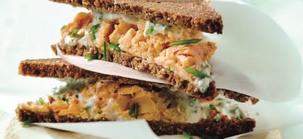 Sandwich au saumon