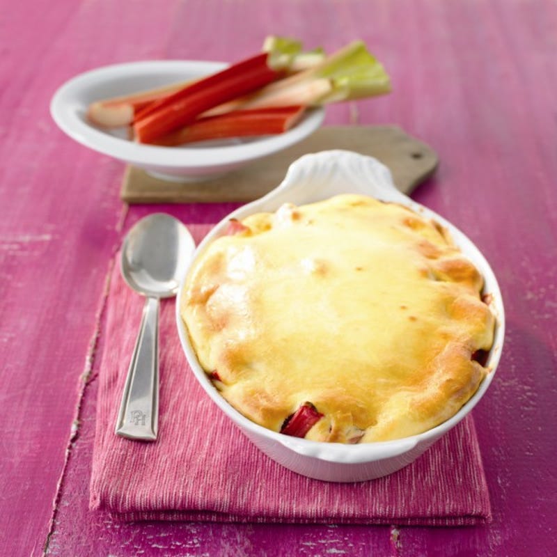 Photo de Gratin crémeux à la rhubarbe prise par WW