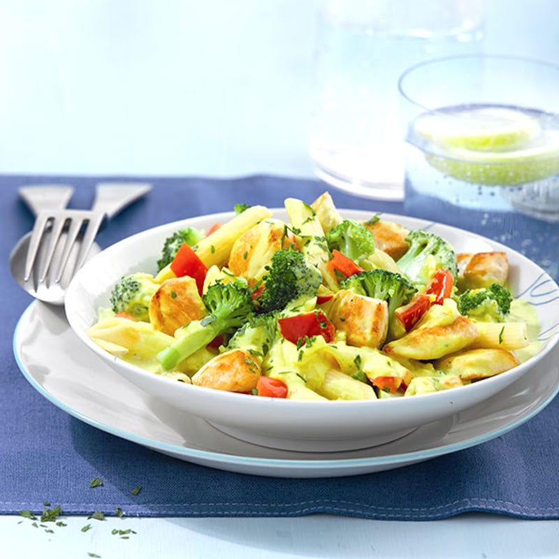 Foto van Penne met kip door WW