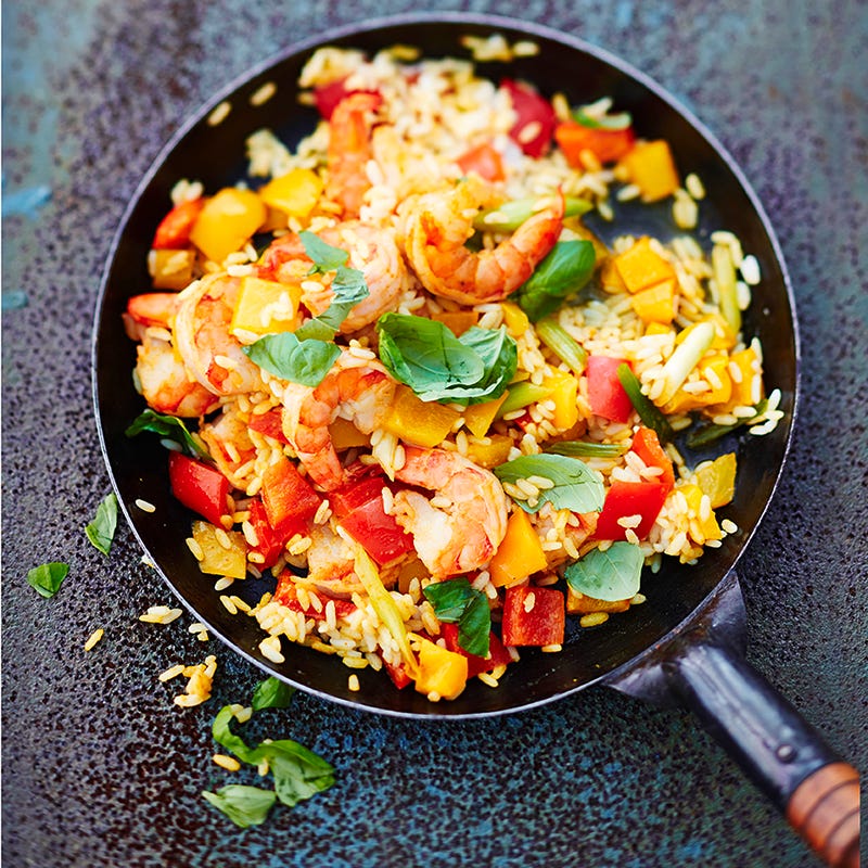 Photo de Cassolette express de riz aux crevettes prise par WW