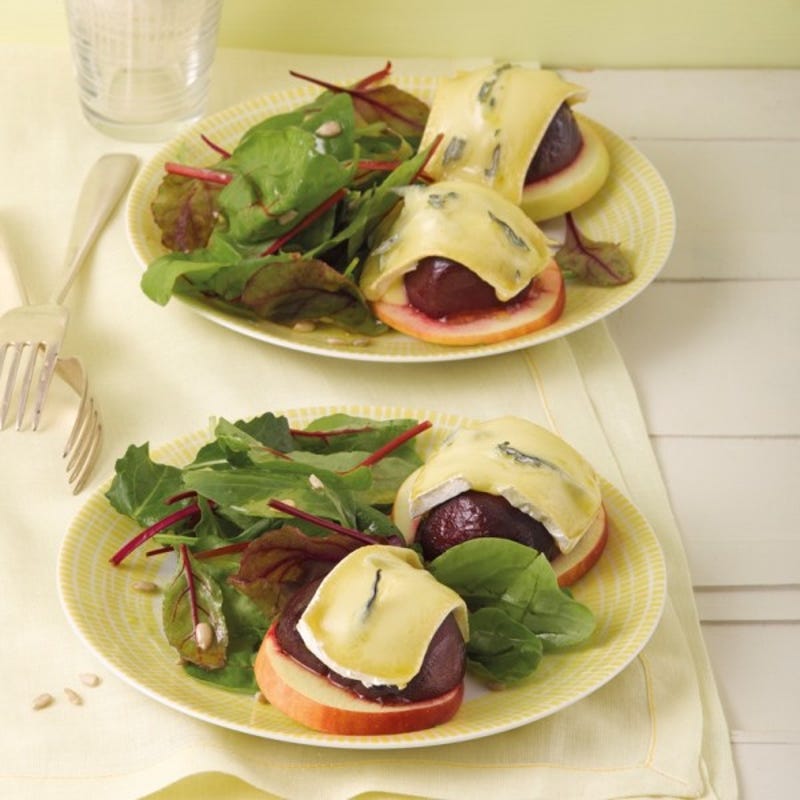 Photo de Betterave au gratin sur lit de salade prise par WW