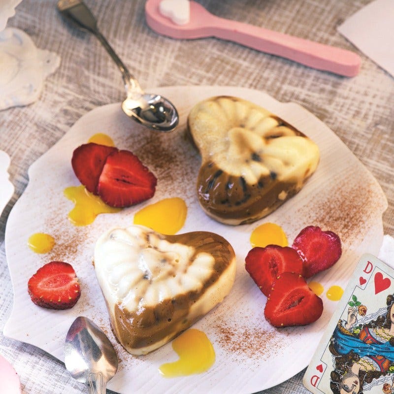Photo de Pudding espresso marbré aux fruits prise par WW