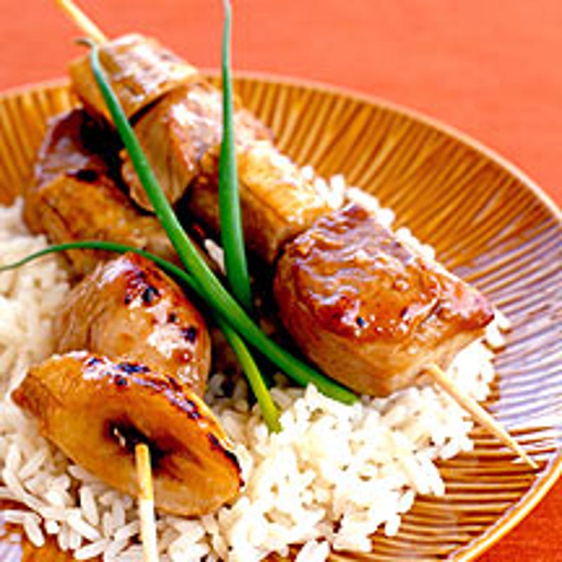 Photo de Brochettes de porc à la banane et au gingembre prise par WW