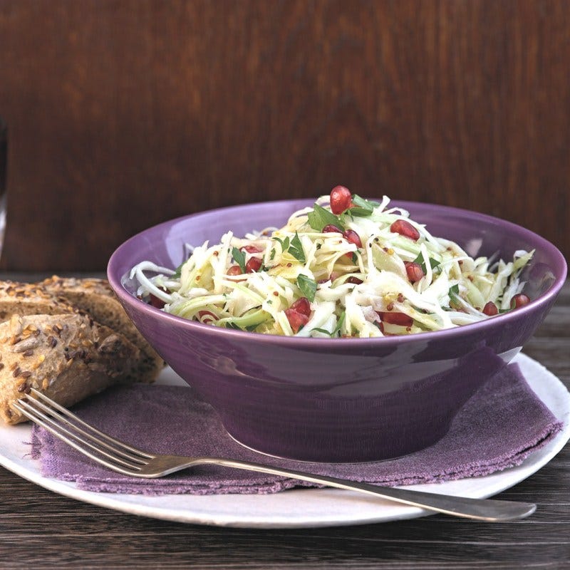 Foto van Salade van wittekool en granaatappel door WW