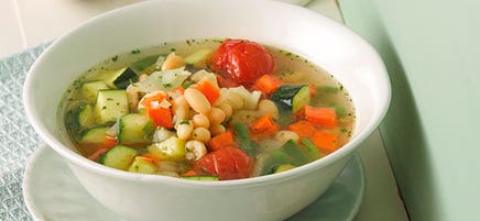 Minestrone au jambon de Parme