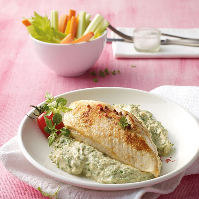 Photo de Filet de poulet à la crème de pois chiches prise par WW