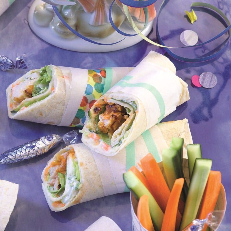 Foto van Viswraps met groenteremoulade door WW