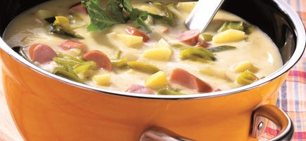 Aardappelsoep met worst