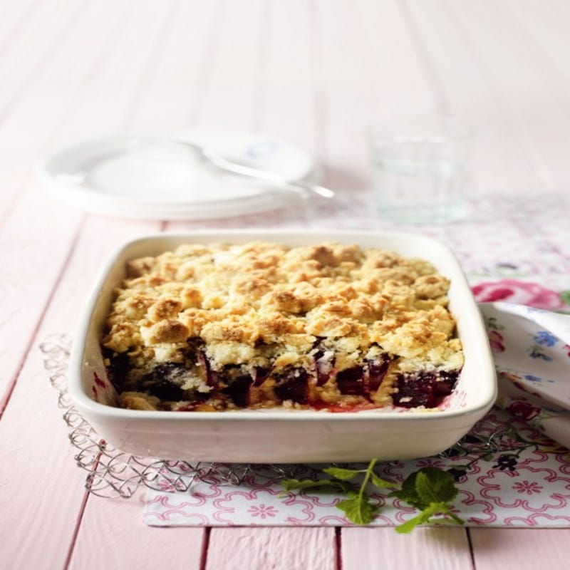 Photo de Crumble aux prunes et à la cannelle prise par WW