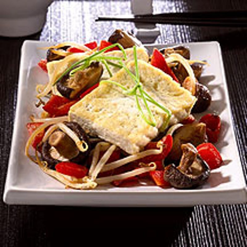 Foto van Gebakken tofoe met groenten door WW