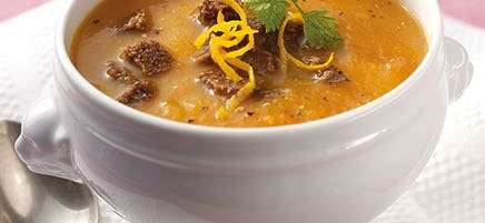 Soupe de carottes à l’orange