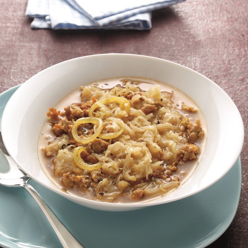 Photo de Soupe à la choucroute au haché prise par WW