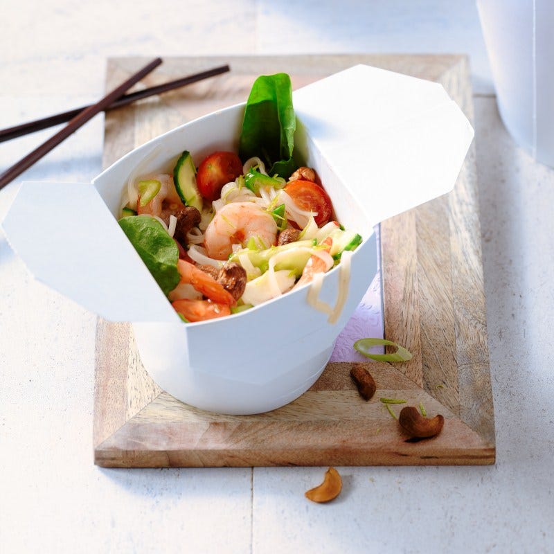 Photo de Salade de nouilles aux scampis et piment prise par WW
