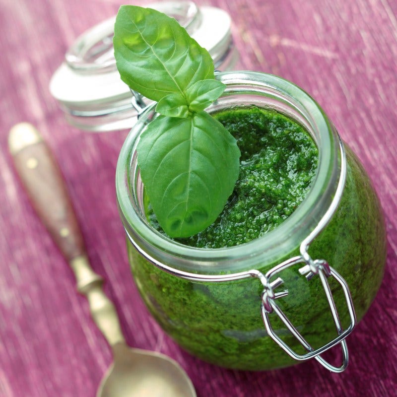 Photo de Pesto de basilic et de menthe prise par WW