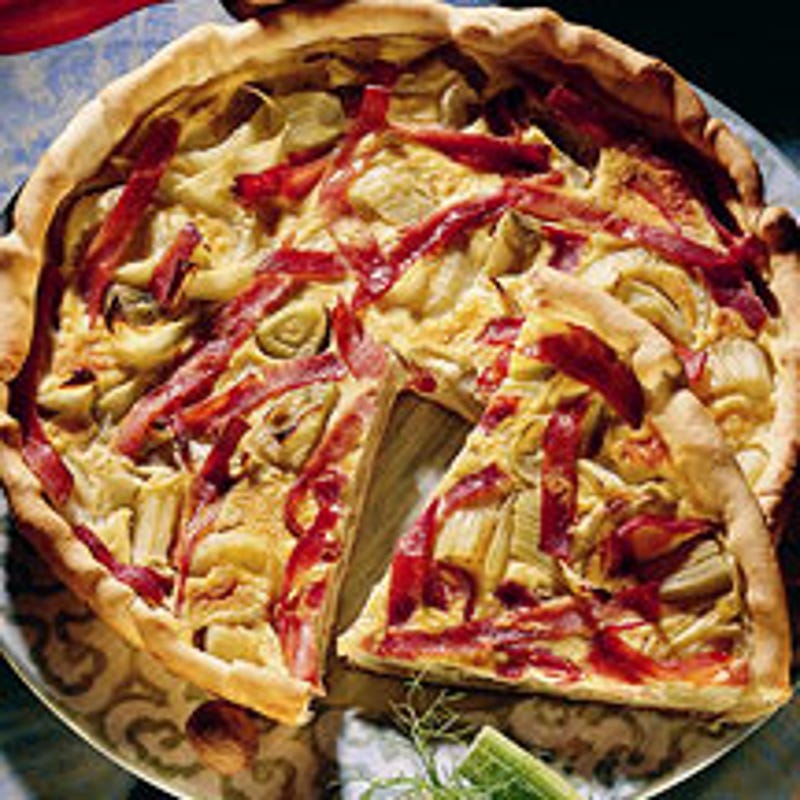 Photo de Quiche au fenouil et au jambon prise par WW