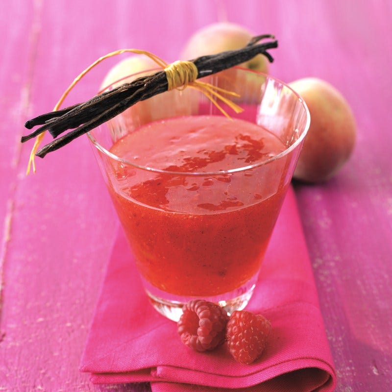Photo de Confiture de pêches et de framboises prise par WW