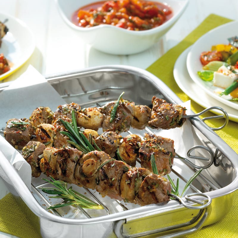 Photo de Brochettes de boeuf, sauce miel et tomate prise par WW